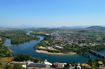 Shkodër Castle view