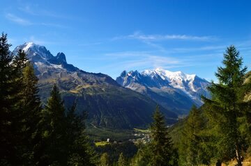 Swiss hike view