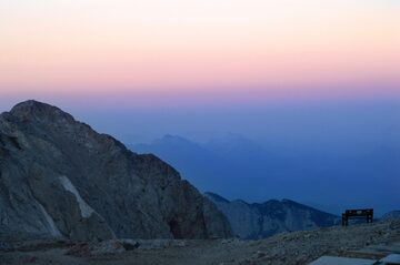 Mount Triglav sunset view