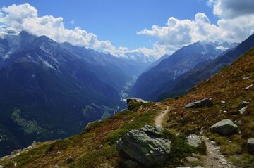Swiss valley view