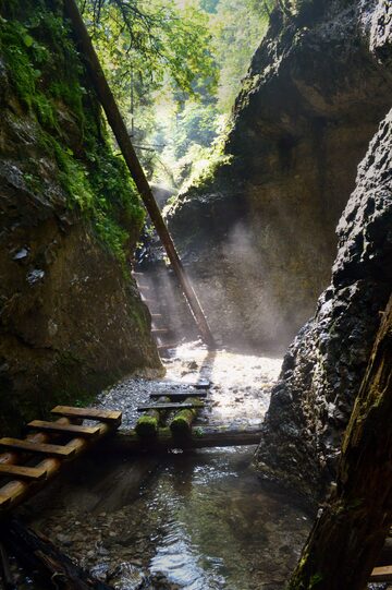 Gorge walk Slovakia