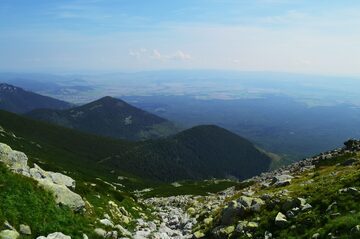 Mountain view of the Tatras