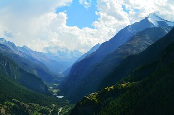 Zermatt valley view