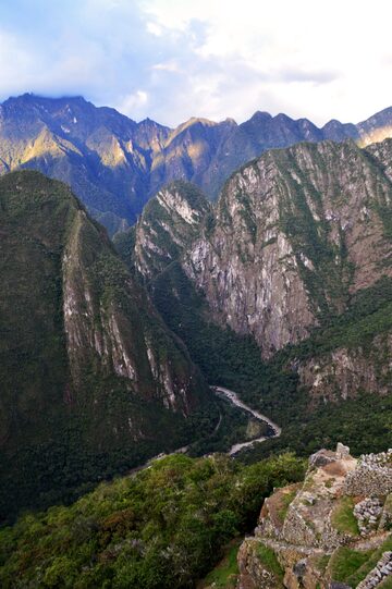 Machu Picchu mountain view