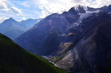 Swiss mountain view