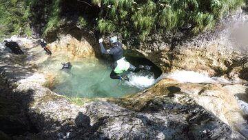 Canyoning in Bovec 2